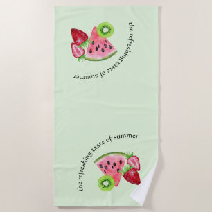 The Refreshing Taste Of Summer Beach Towel