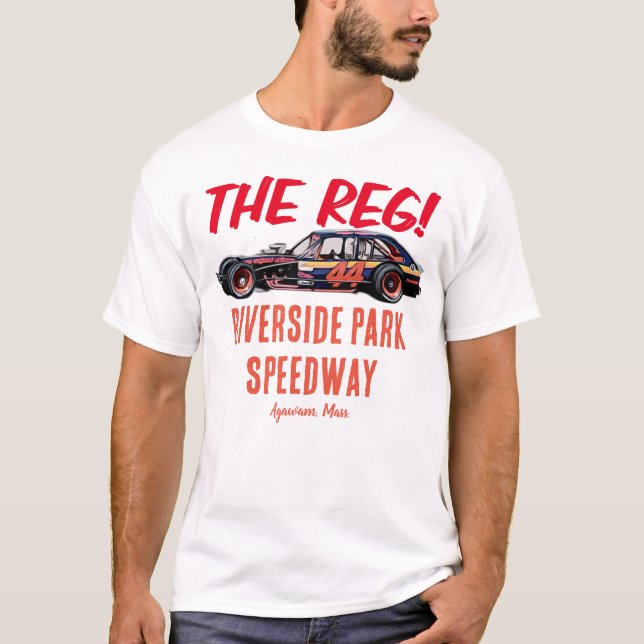 The REG! 1-Sided Tee Riverside Park Speedway RETRO (Front)