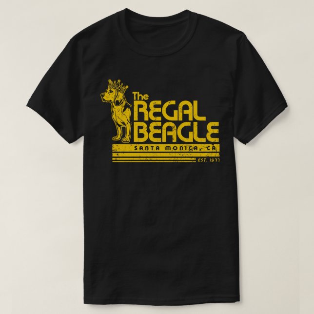 The regal Beagle T-Shirt (Design Front)