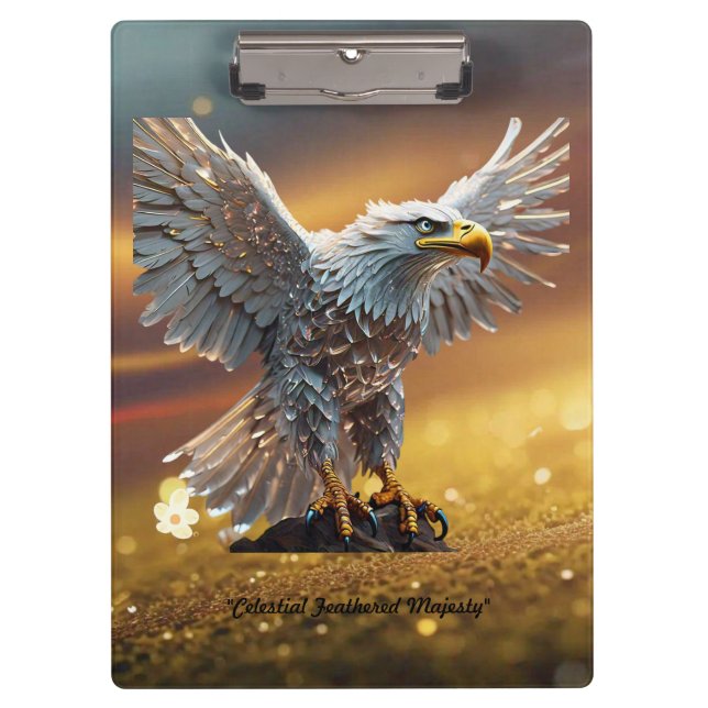 "The Regal Crystal Eagle" Clipboard (Front)