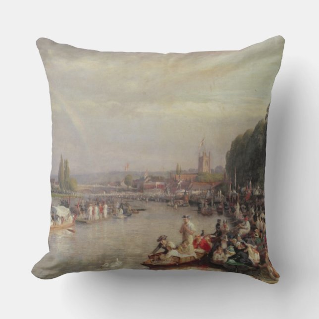 The Regatta Throw Pillow (Front)