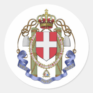 the Regia Aeronautica, Italy Classic Round Sticker