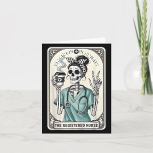 The Registered Nurse Tarot Card Skeleton Rn Nursin