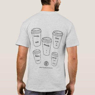 The Regulars of Amanda Lexie - Coffee Cups T-Shirt