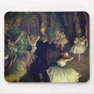 The Rehearsal of the Ballet Onstage, by Degas: Mouse Pad