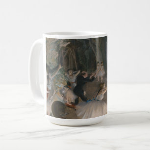 The Rehearsal Onstage by Degas: Coffee Mug