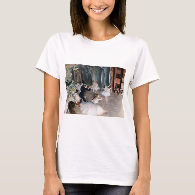 The Rehearsal Onstage, Edgar Degas T-Shirt (Front)