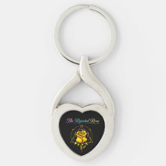 The Rejected Rose: Mother’s Golden Heart Keychain