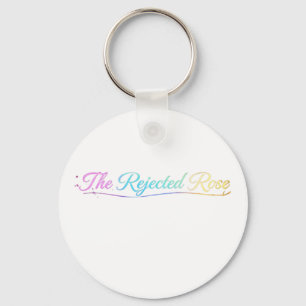 The Rejected Rose: Official Rainbow Logo Keychain