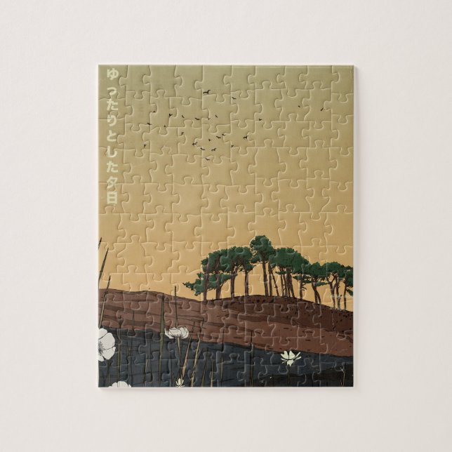 The Relaxing Evening Sunset Jigsaw Puzzle (Vertical)