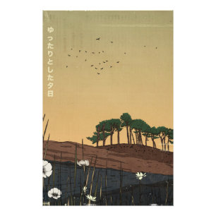 The Relaxing Evening Sunset Photo Print