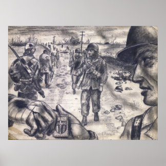 The Relief Column Poster