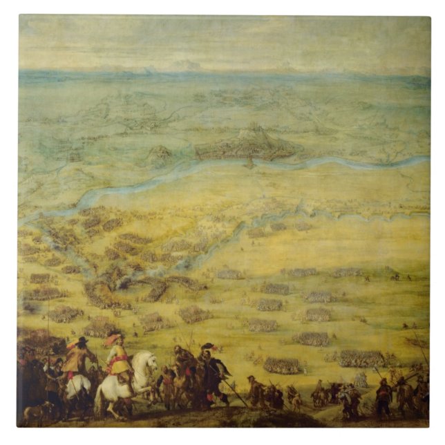 The Relief of the Fortress of Lerida Tile (Front)