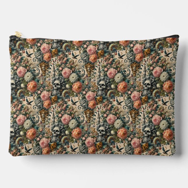 The Reliquary of Broken Dreams – Gothic Delirium Accessory Pouch (Front)