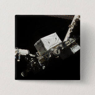 The Remote Manipulator System robotic arm 2 Inch Square Button