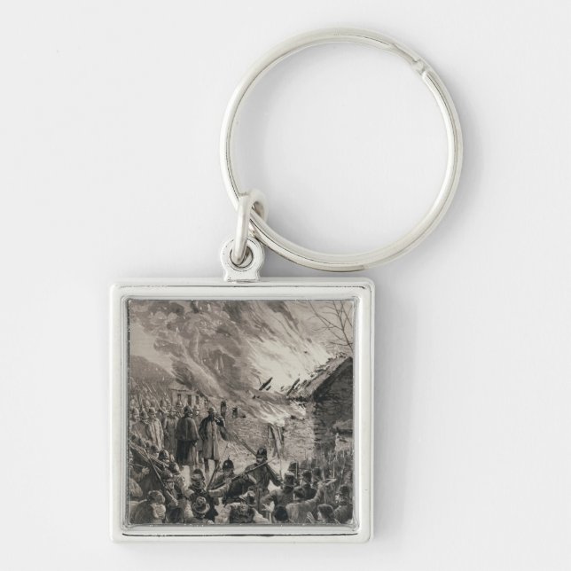 The Rent War in Ireland Keychain (Front)