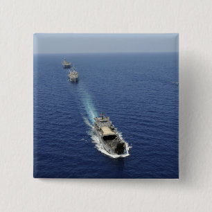 The Republic of the Philippines Navy ships 2 Inch Square Button