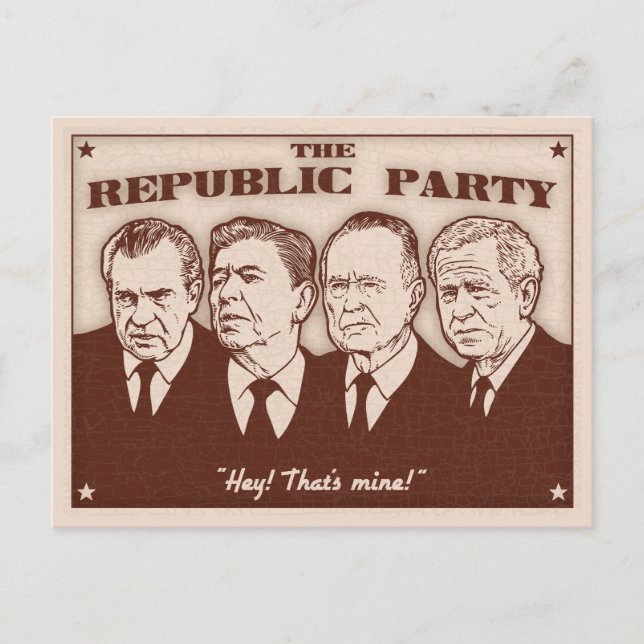 The Republic Party Postcard (Front)