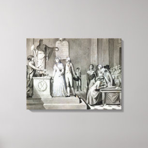 The Republican Marriage Canvas Print