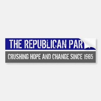THE REPUBLICAN PARTY BUMPER STICKER