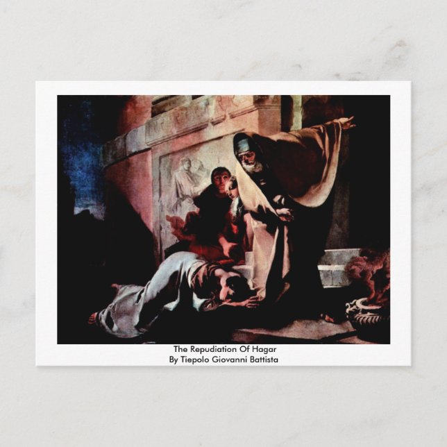 The Repudiation Of Hagar Postcard (Front)