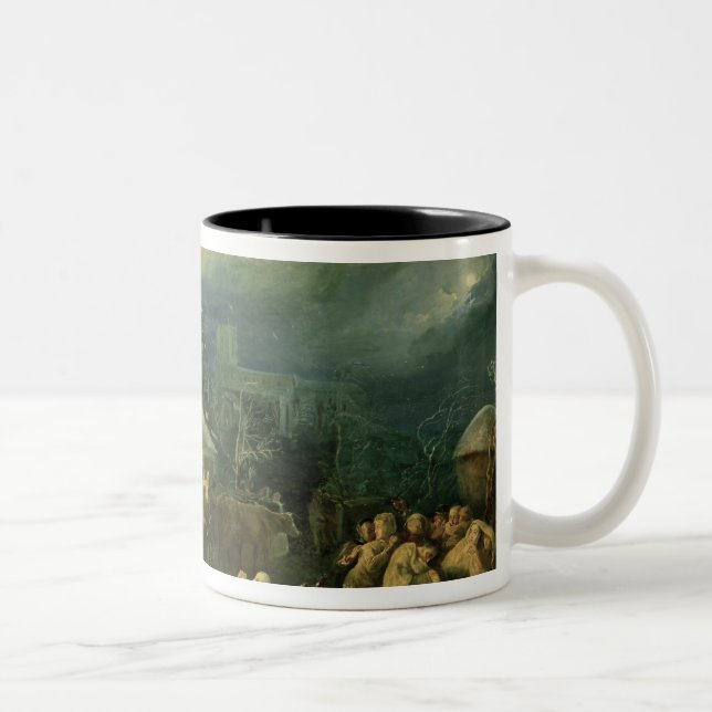 The Rescue of John Wesley Two-Tone Coffee Mug (Right)