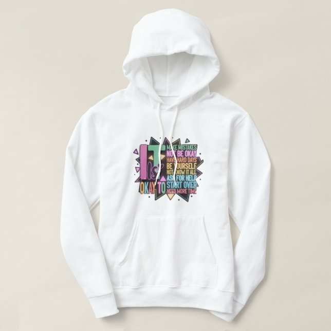 The "Resilience" 3D Graffiti Crop Hoodie  – It’s O (Design Front)