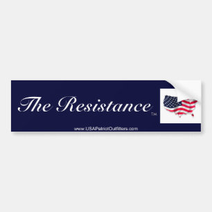 The Resistance is America Bumper Sticker