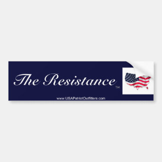 The Resistance is America Bumper Sticker