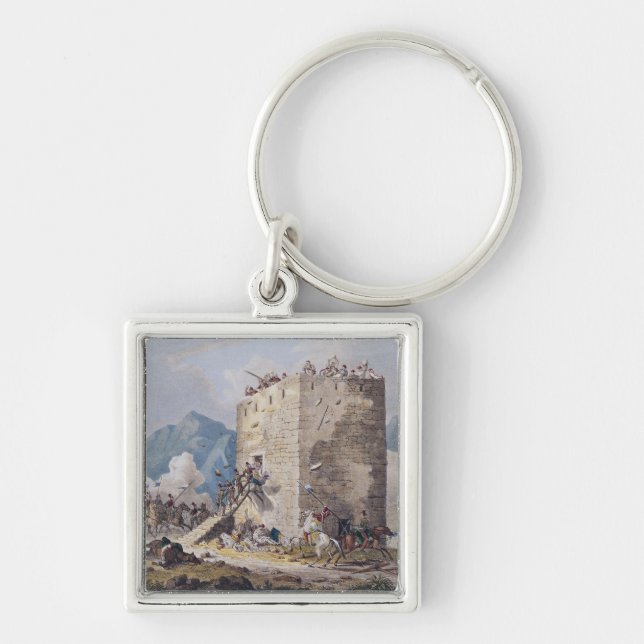 The Resistance of Forty Greek Rebels Keychain (Front)