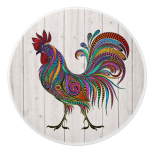 The Resplendent Rooster Drawer / Cabinet Knobs