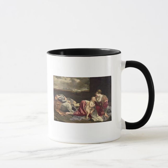 The Rest on the Flight into Egypt, 1628 Mug (Right)