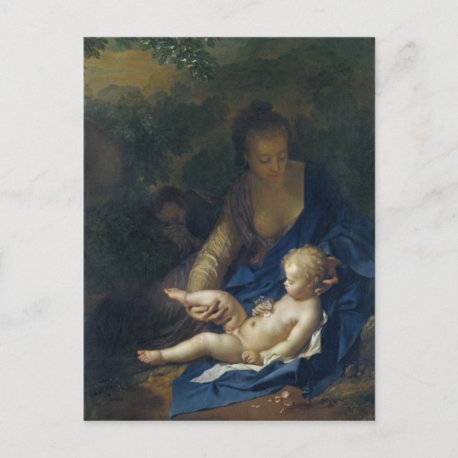 The Rest on the Flight into Egypt, 1706 Postcard (Front)