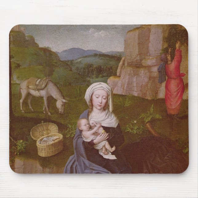 The Rest on the Flight into Egypt Mouse Pad (Front)