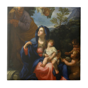 The Rest on the Flight into Egypt Tile