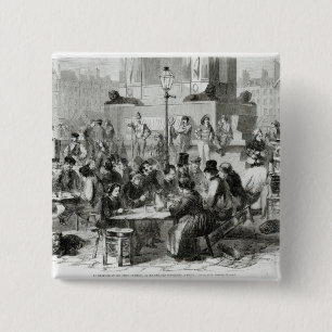 The Restaurant of wet feet 2 Inch Square Button