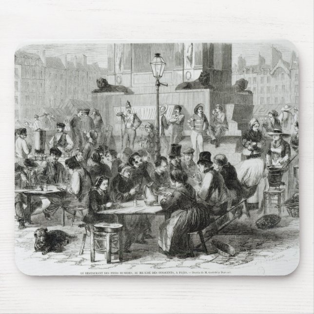 The Restaurant of wet feet Mouse Pad (Front)