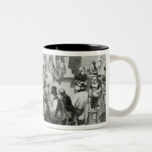 The Restaurant of wet feet Two-Tone Coffee Mug