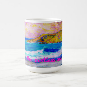 the restless sea coffee mug