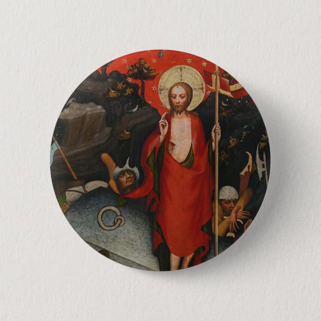 The Resurrection 2 Inch Round Button (Front)