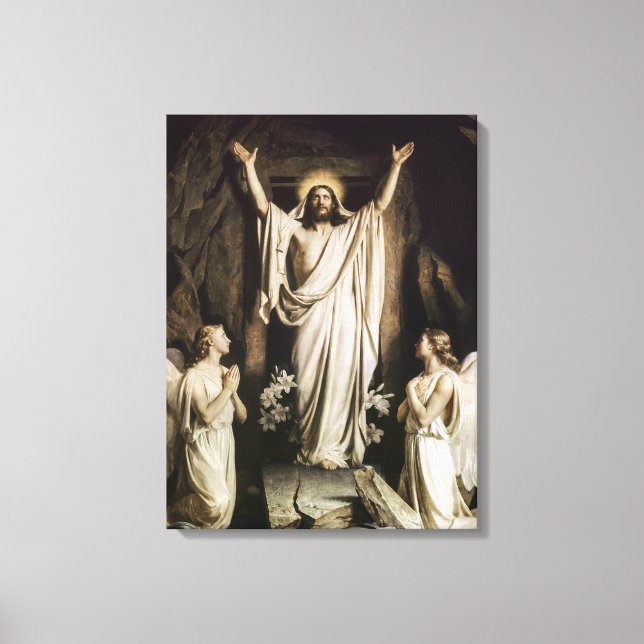 The Resurrection by Carl Bloch Canvas Print (Front)