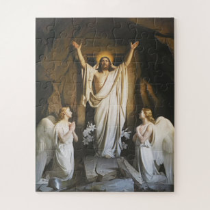 The Resurrection by Carl Bloch, Religious Art Jigsaw Puzzle