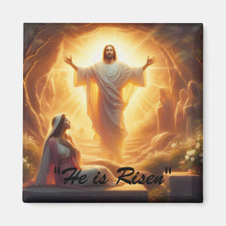 The Resurrection Light: Jesus Christ Rises Magnet