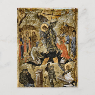 The Resurrection of Christ Byzantine Orthodox Icon Postcard