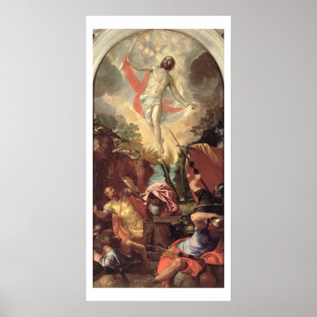 The Resurrection of Christ (oil on canvas) Poster (Front)