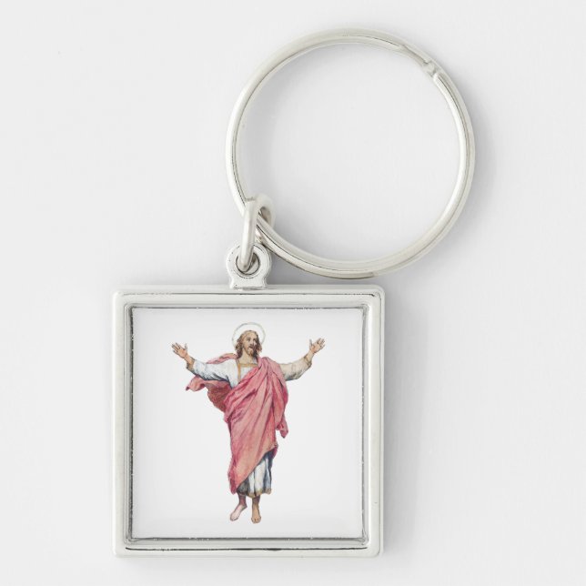 The Resurrection of Christ Sacred Masterpiece  Keychain (Front)