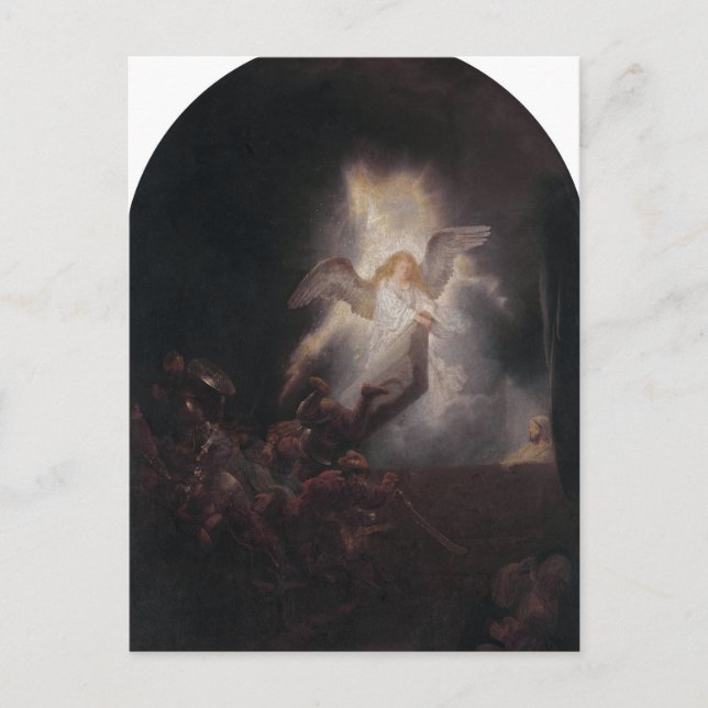 The Resurrection, Passion Cycle by Rembrandt Postc Postcard (Front)