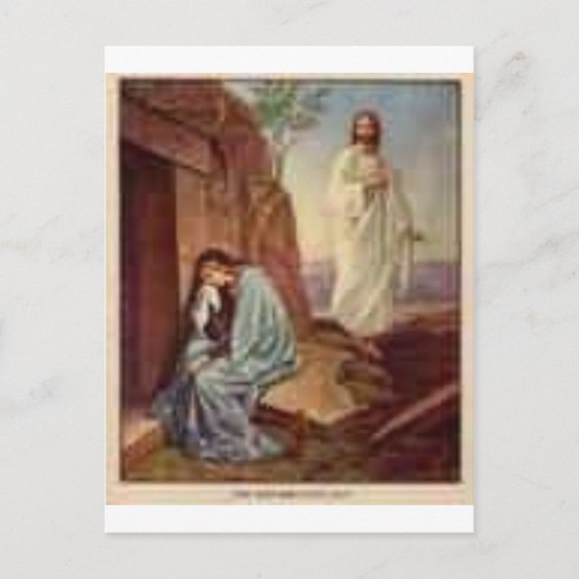 The resurrection postcard (Front)
