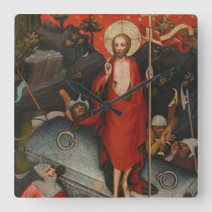 The Resurrection Square Wall Clock