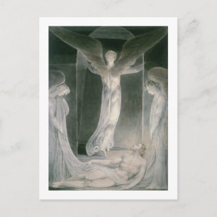 The Resurrection: The Angels rolling away the Ston Postcard